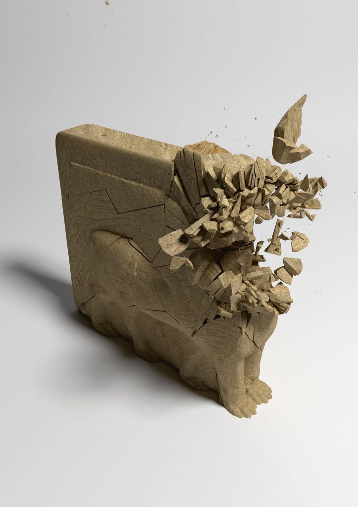 <em>The Beginning (Winged Lion Of Mosul)</em>, 2015